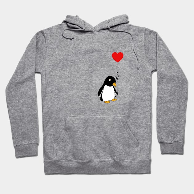 Penguin Hoodie by Poppy May